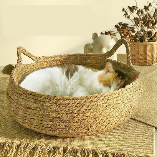Rattan Cat Bed