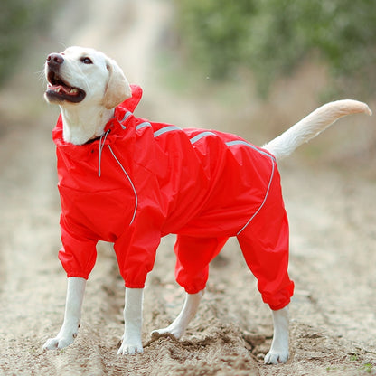 Reflective Fashion Raincoat for Dogs